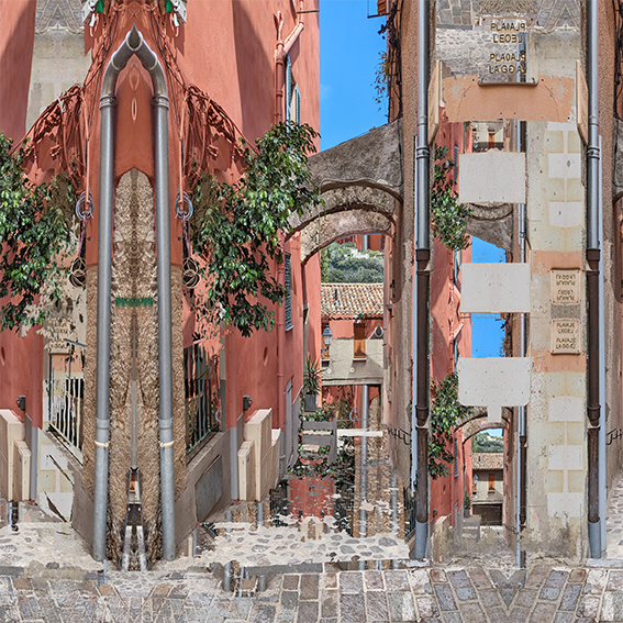 Plätzchen voller Scheinleibiger, 2024, Pigmentdruck, 80 x 80 cm